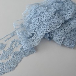 Кружево Blumarine нежно-голубое