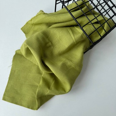 Лен оливковый