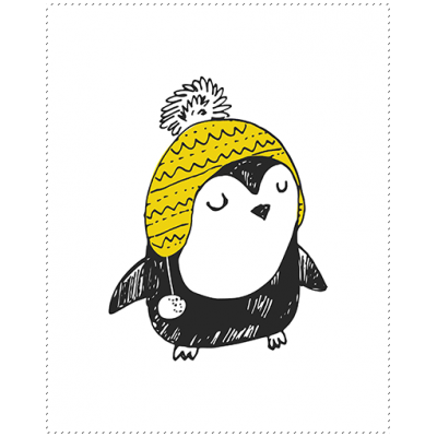 Панель для одеяла Пингвины №1 100x80