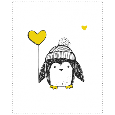 Панель для одеяла Пингвины №2 100x80