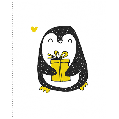 Панель для одеяла Пингвины №4 100x80