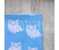 Совы белые на голубом