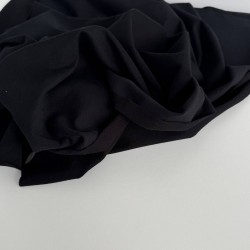 Футер двухнитка черный c эффектом велюра