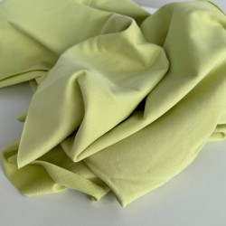 Футер двухнитка фисташка c эффектом велюра