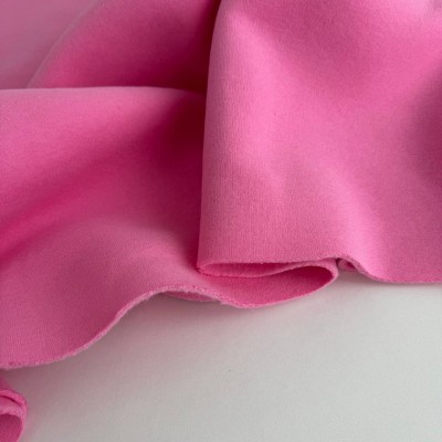 Футер трехнитка с начесом барби с эффектом велюра