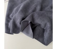 Футер трехнитка с начесом варенка синяя