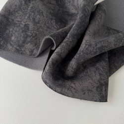 Футер трехнитка с начесом варенка черная