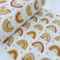 Фланель радуги оранжевые 240