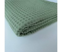 Вафельное полотно оливка 240