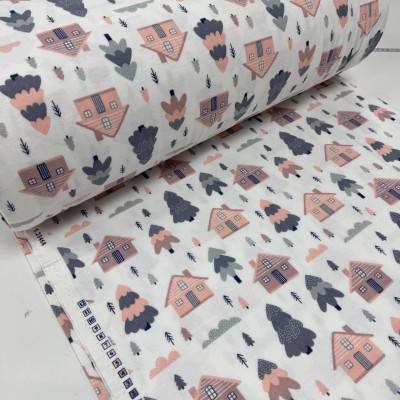 Турецкая фланель домики 240см