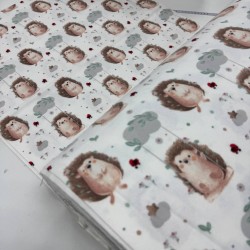 Фланель ежики 240