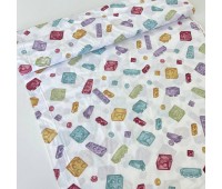 Поплин лего на белом 240