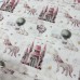 Турецкий хлопок поплин единороги и замки 240см