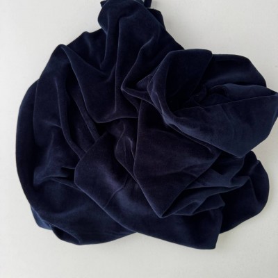 Турецкий велюр синяя ночь180см