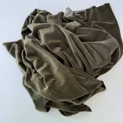 Турецкий велюр хаки 180см